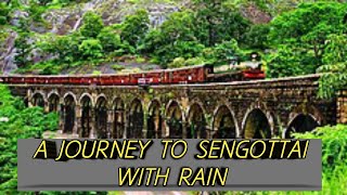 A Journey To Sengottai With Rain By Sgg Guides, Bharat Scouts And Guides, Icf District