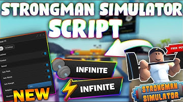 *NEW* Strongman Simulator Script (PASTEBIN 2023) (AUTOFARM, STRENGHT 100x MULTI, SPEED, REBIRTH )