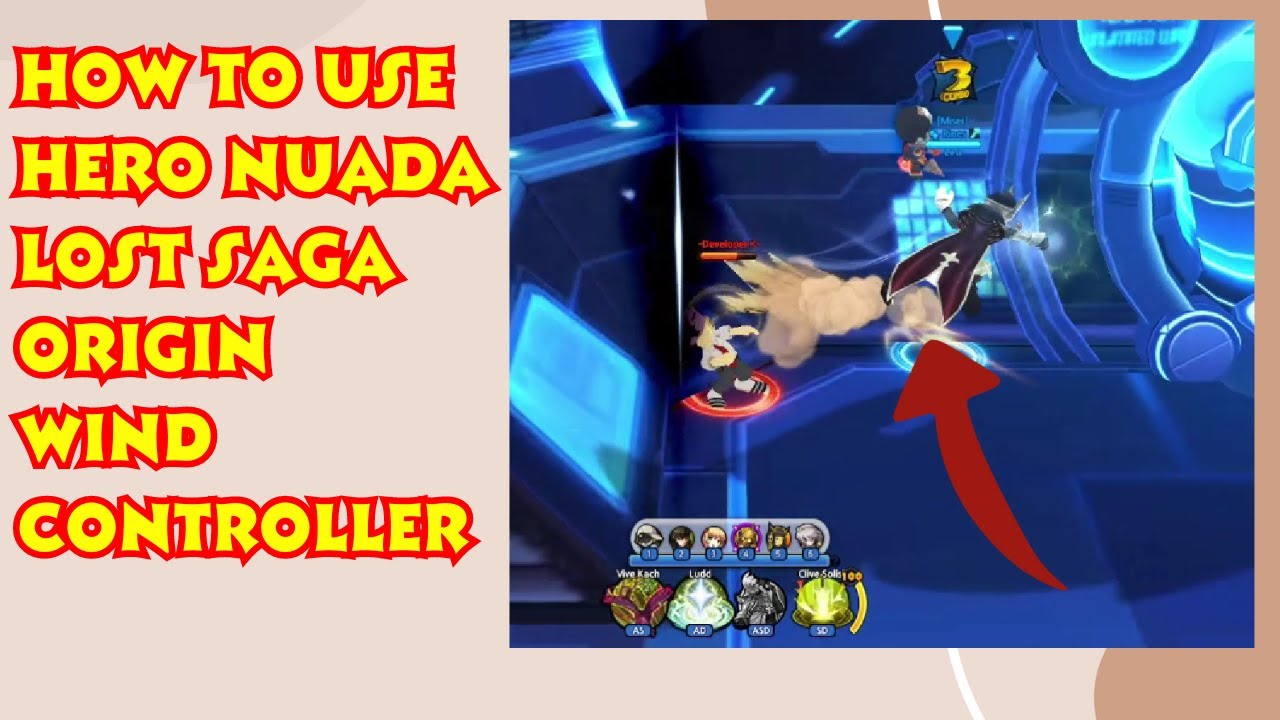 How to Use Hero Nuada Lost Saga Origin Wind Controller - YouTube
