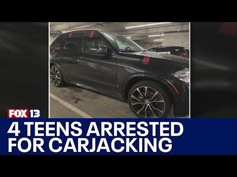 4 teens arrested, accused of armed carjacking in Bellevue | FOX 13 Seattle