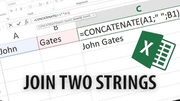 Excel CONCATENATE Function How to join two or more text strings into one string