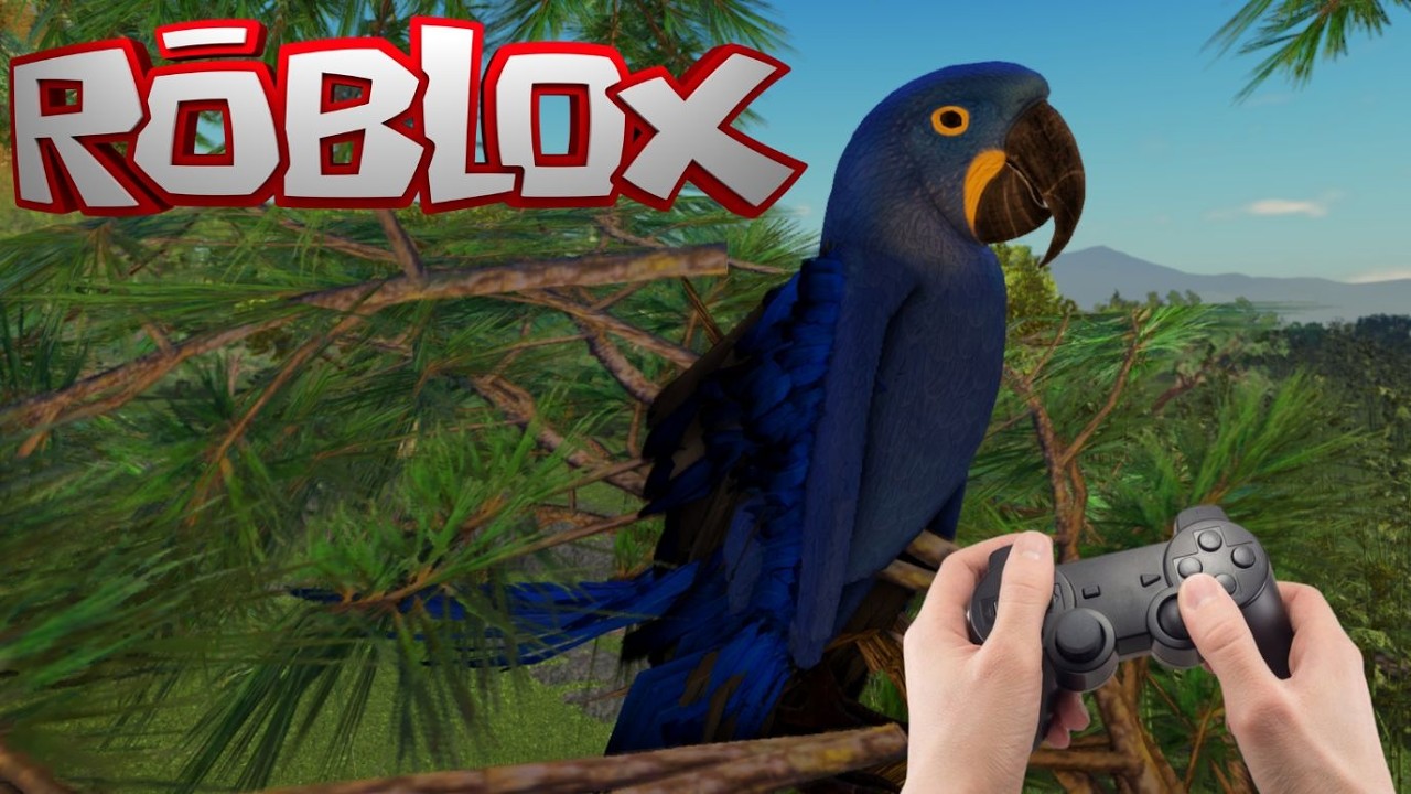 JOGANDO de ARARA no JUNGLE LIFE da ROBLOX #junglelife #roblox