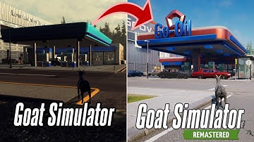 Goat Simulator: Remastered vs Original | Graphics & Details Comparison
