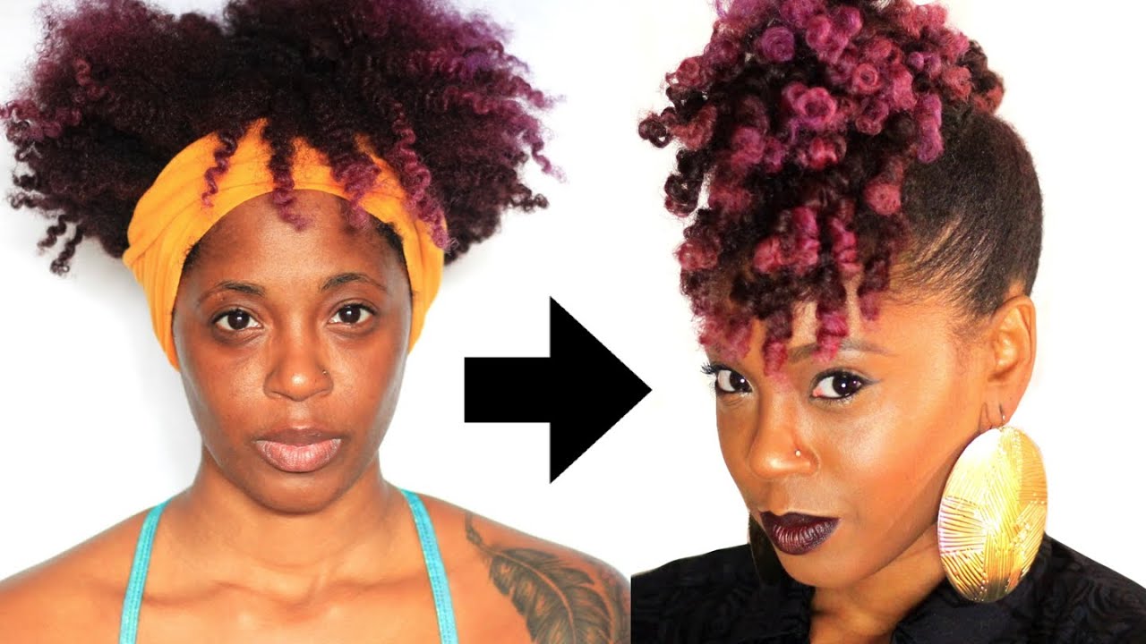 Workout Hairstyles  Natural Hair  askpRoy - YouTube