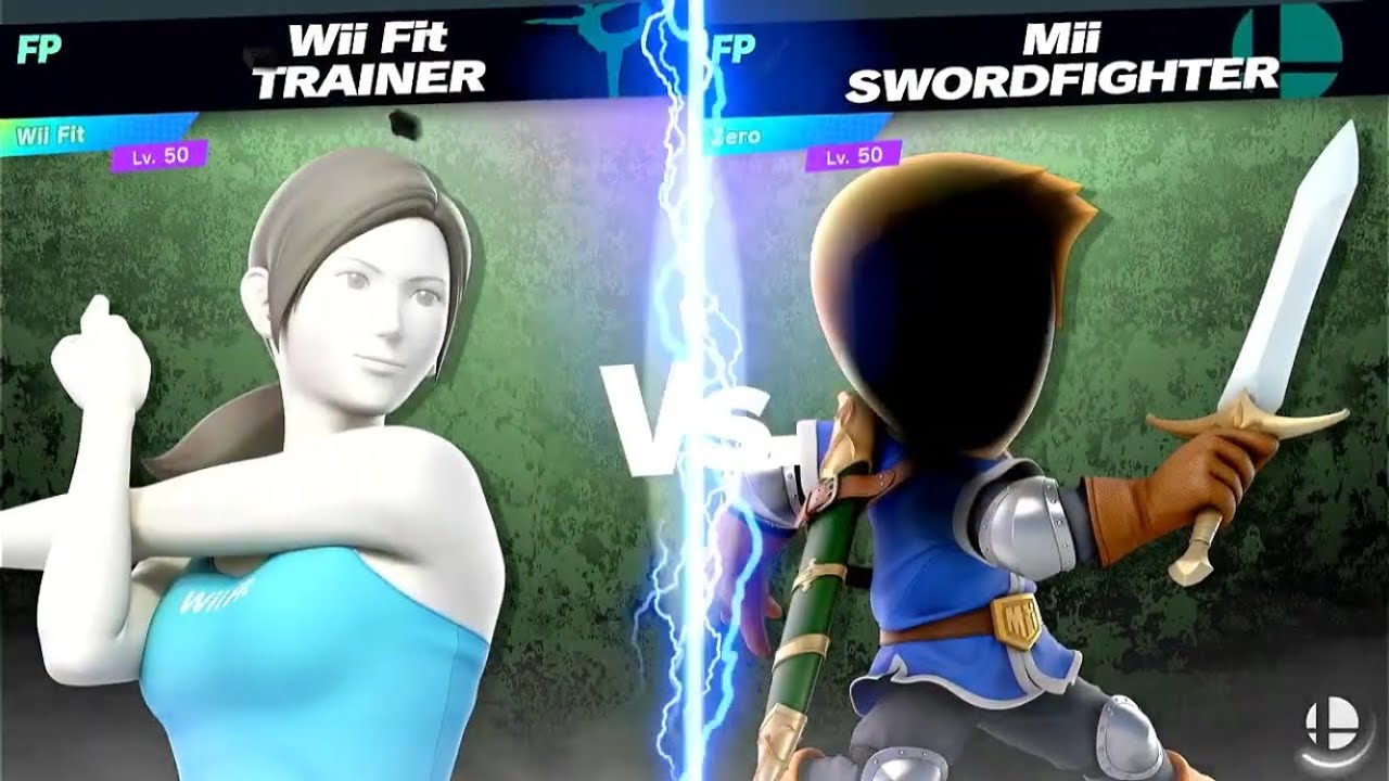 Super Smash Bros Ultimate Amiibo Fights Wii Fit vs the World EX vs Zero ...