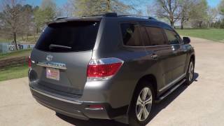 West TN 2012 Toyota Highlander Limited Cypress mica green for sale info www sunsetmotors com