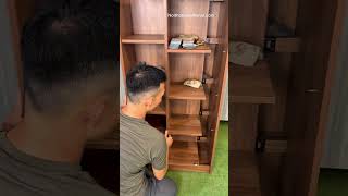 You’ll Never Find This Hidden Drawer #SecretStorage #SmartFurniture #HomeHacks #DIYProjects #ASMR