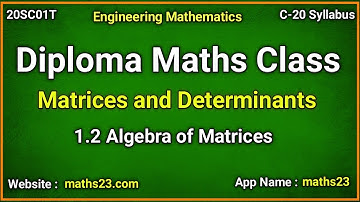 Engineering Mathematics |  c20 diploma maths question paper