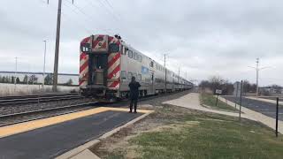 Metra evening rush hour at Route 59