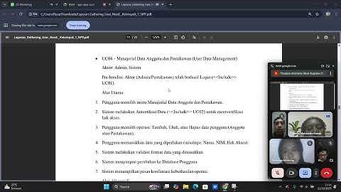 GATHERING INFORMATION USER NEED SISTEM INFORMASI PERPUSTAKAAN DIGITAL