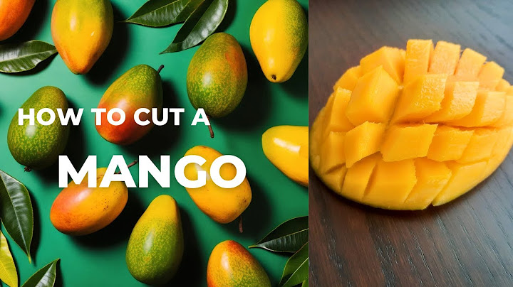 HOW TO CUT A MANGO 🥭 /  Ինչպես հեշտ կտրել մանգոն