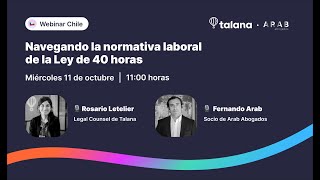 Webinar: Navegando la normativa laboral de la Ley de 40 horas