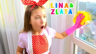 Lina and Zlata play