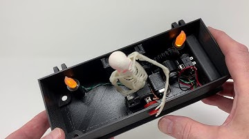 3D Printed Halloween Themed Do Nothing Box Mechanism