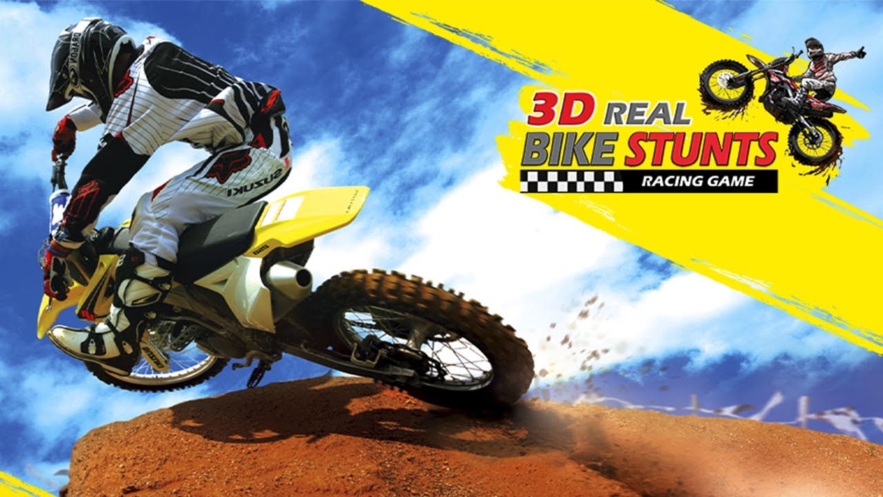 3D Real Bike Stunt Racing Game