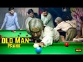 Old Man Playing Snooker