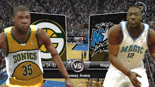 THE SONICS ARE BACK WITH DURANT - NBA 2k8 Orlando Magic Association EP3