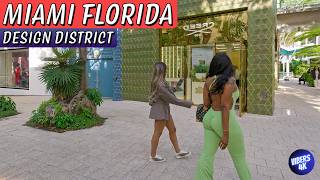 Walking Miami Design District Florida in 4K