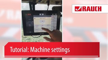 Tutorial ISOBUS 3/7 | Spreader with CCI 1200 | Checking the machine settings | EN