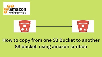 how to copy from one bucket to other using amazon lambda