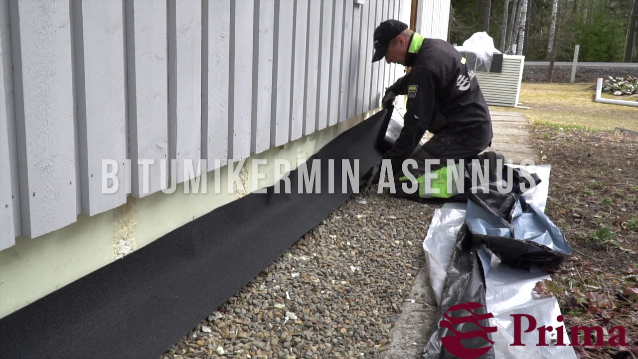 Valesokkelikorjaus voidaan toteuttaa talon ulkopuolelta Prima-rakentajien patentoimalla menetelmällä