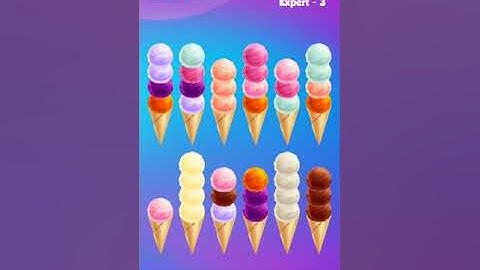 Ice Cream Sort Puzzle Level 3 | Complete Level