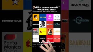 WHICH GAMING STUDIOS WOULD YOU SAVE? #nintendo #rockstar