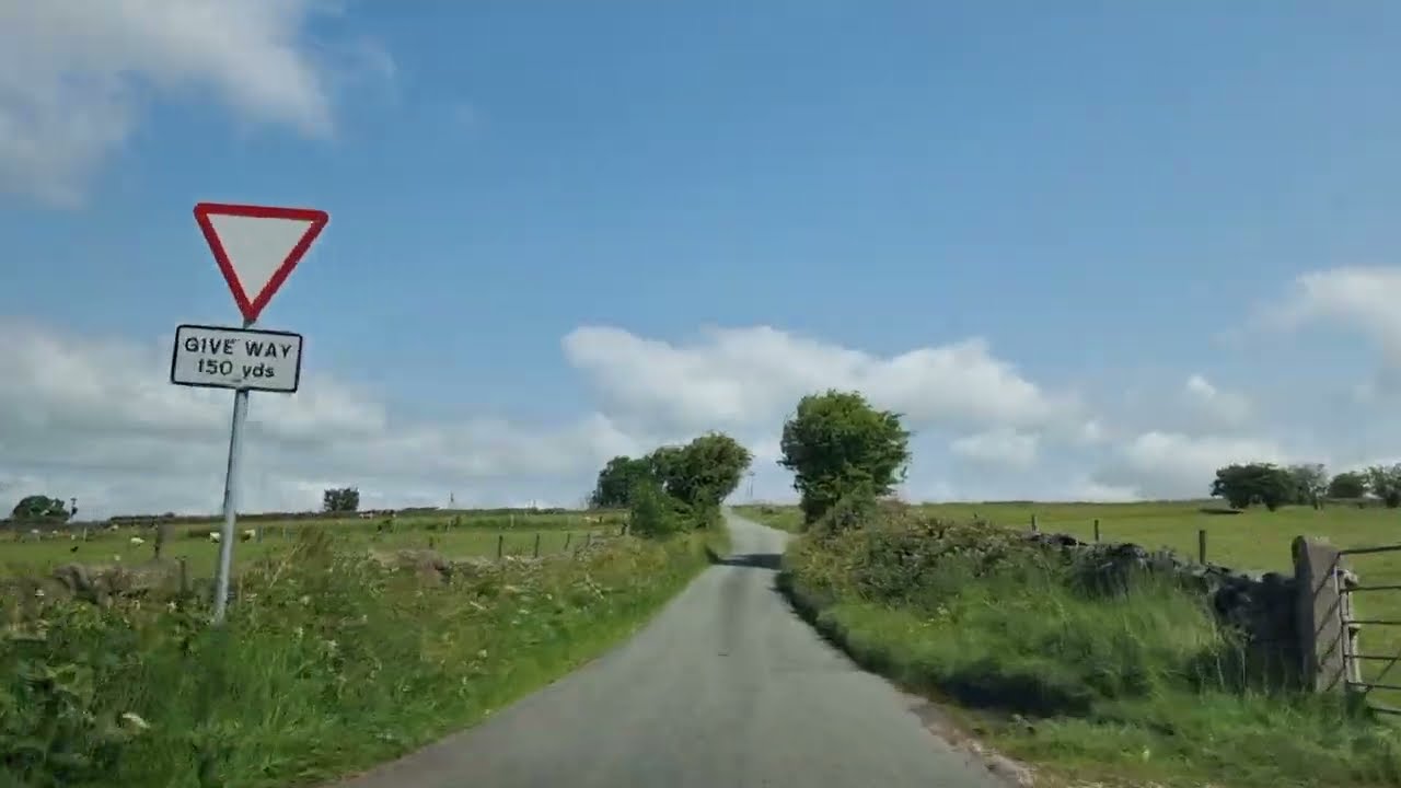 Road Trip UK 🇬🇧 | Driving From Alton Tower Park To Ashbourne | Via Star Bank Road | Raw Footage