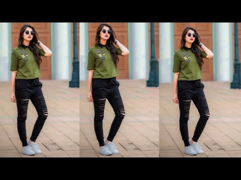 photo poses for girls in jeans | jeans photoshoot ideas for girl | jeans photo poses for girl /sirim