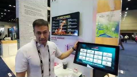 InfoComm2019 - NoviSign presenting digital signage software at IAdea