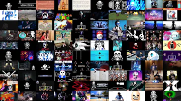 Megalovania but it's 100 versions at once