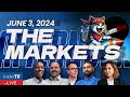 The markets afternoonjune 3 gme rallies amc nvda amd tsla nio live streaming