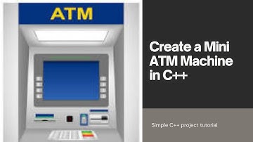How to create Mini ATM Machine in C++||C++ Project||Final year Project|| Semester Project