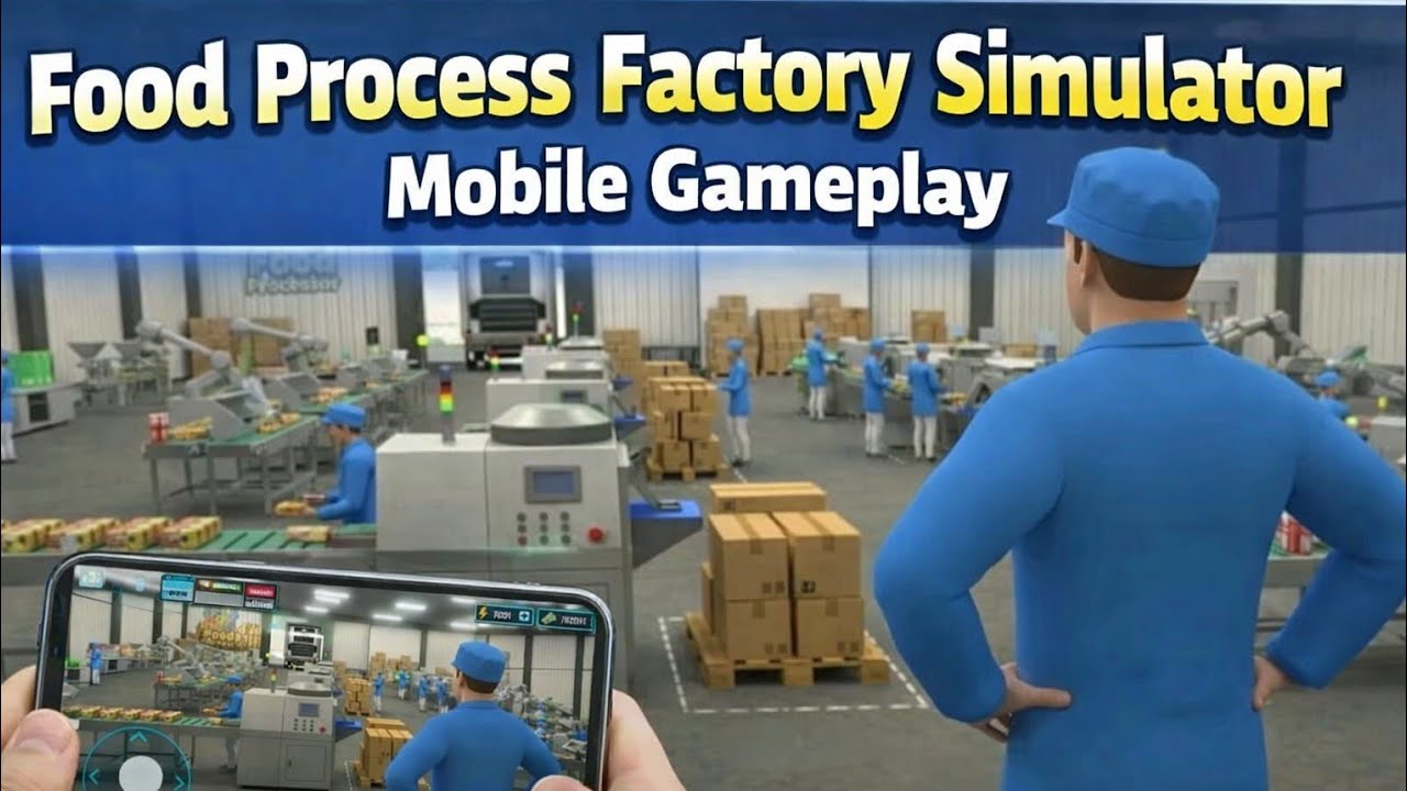 ⭐ Food Process Factory Simulator 🍞 | Mobile Gameplay