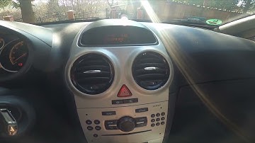 How to Enter and Manage Radio Equalizer in Opel Corsa D ( 2006 – 2014 )