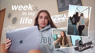 week in my life: influencer, teacher, & college grad student
