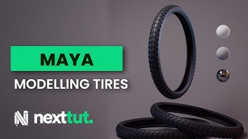 MAYA TUTORIAL | Modelling Bike Tires