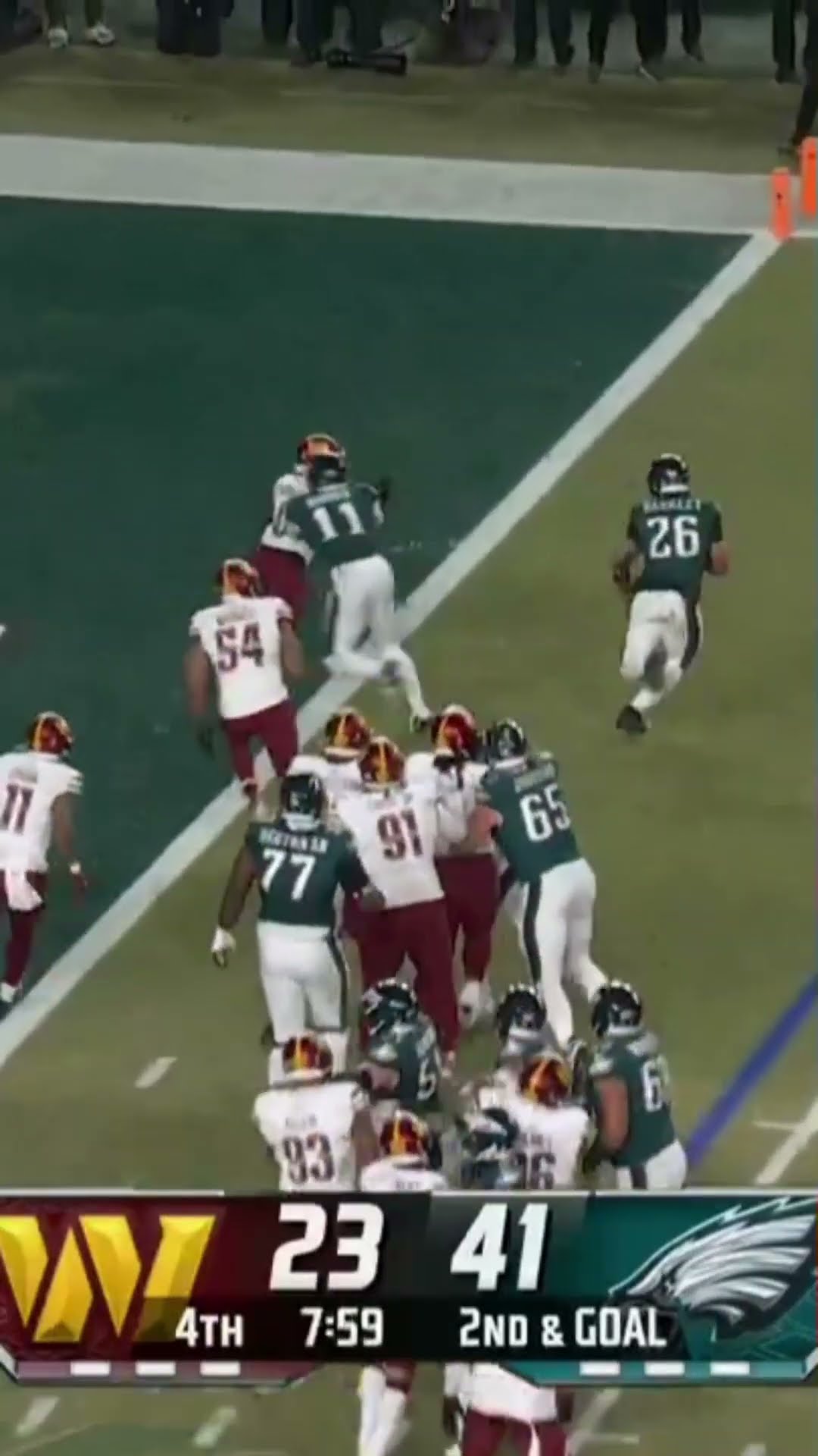 Saquon Barkley GETS THE HAT TRICK against Washington! LETS GO! ?? Eagles vs Commanders Highlights