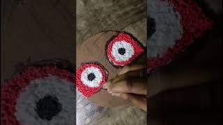 Jagannath Ji Beautiful Tissue Paper Art on Cardboard | Easy DIY Devotional Craft