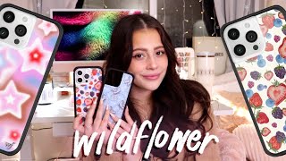 Wildflower iPhone 15 Pro Max Cases (aka the it girl phone cases)🫐⭐️⛸️✨