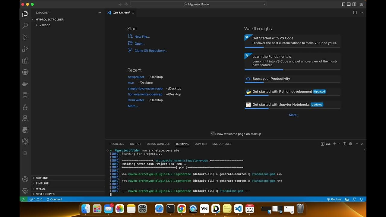 Maven : Create java Project in Visual Studio code with Maven - YouTube