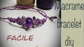 DIY FULL VIDEO Macrame Bracelet #diy #handmade #macrame