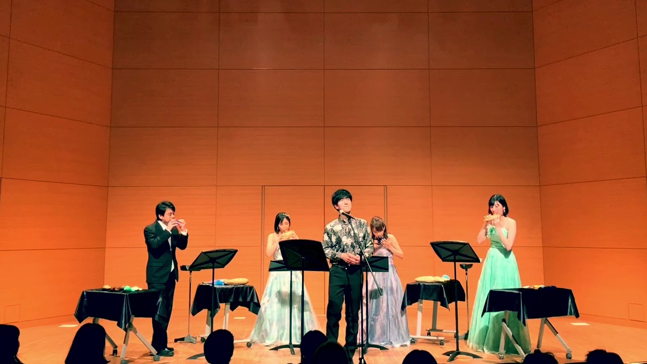 Mozart/Turkish March by Whistling and Ocarina quartet 口笛&オカリナ四重奏「トルコ行進曲