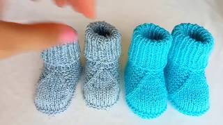 Детские Пинетки Вязаный Спицами