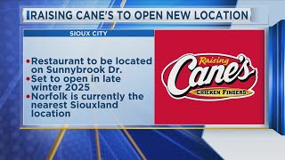 Raising Canes to Open New Location