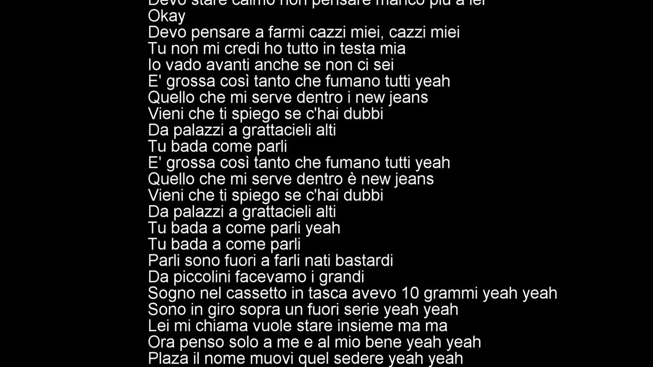 Testo New Jeans di Capo Plaza YouTube