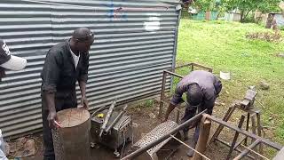 How to make a Maize sheller machine.
