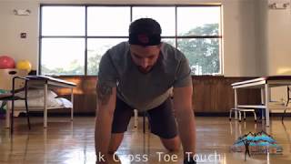Plank Cross Toe Touch