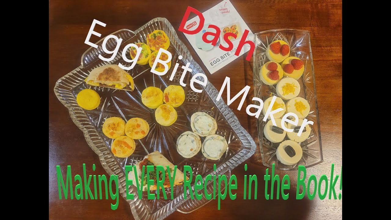 Making Egg Bites In A Dash Egg Bite Maker 🥚 🍳 