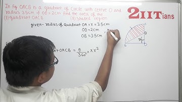 Areas Related to Circles Ex12.3 Q12  NCERT Class X